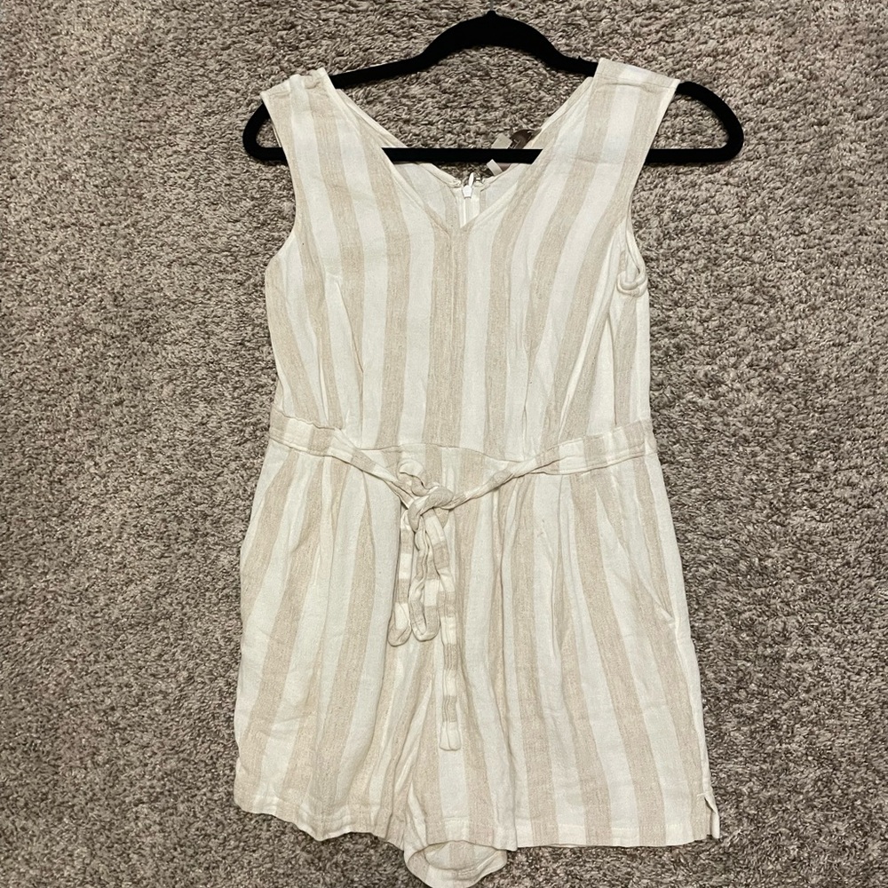 LOFT striped Romper